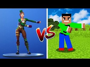 Minecraft NOOB vs. PRO: Fortnite Dances in Minecraft!