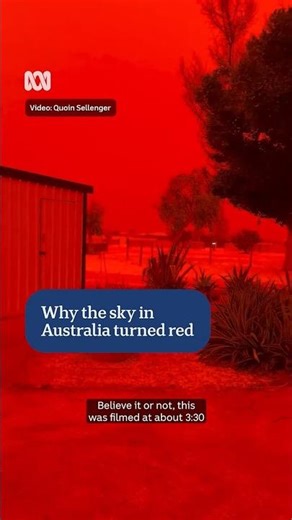 Here's what was behind Australia's blood-red sky | ABC NEWS