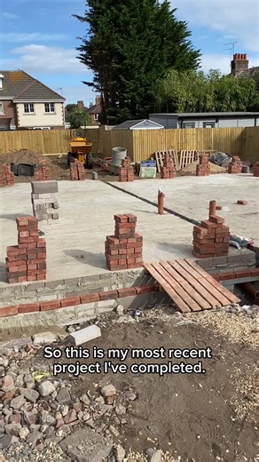 Before ➡️ During ➡️ After Three houses completed. Built properly, no shortcuts. #Bricklayer #ConstructionLife #NewBuild #UKTrades #beforeandafter