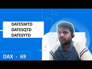 DAX | Power BI | TIME INTELLIGENCE | DATESMTD, DATESQTD, & DATESYTD Functions
