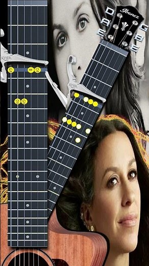 Learn to Play "Ironic" by Alanis Morissette | Acoustic Guitar Lesson + Karaoke Lyrics 🎤