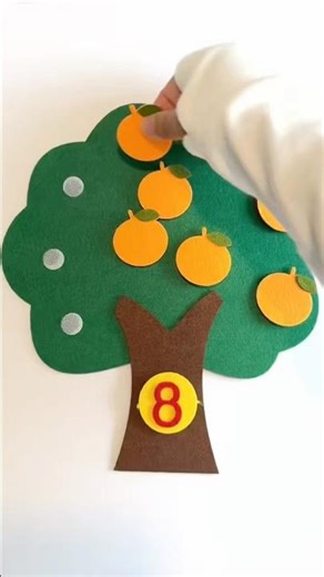 How Many Oranges Do We Need? 🍊 Counting to 8 for Toddlers! #shorts #kidsvideo