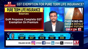 #exclusive | Relief for policyholders! Pure term life insurance premiums likely to be GST exempt as the GoM proposes a complete exemption. Listen in! #ETNOW #insurance #GSTExemption #policyholders #FinancialRelief #anuragshah | ET NOW