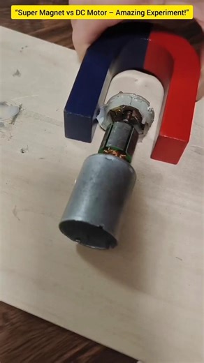 “Super Magnet vs DC Motor – Amazing Experiment!”