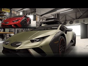 【CSR2】Huracan Sterrato (purple/gold), shift & tune for 7.56x (7.60x) special thx 'WRT group'