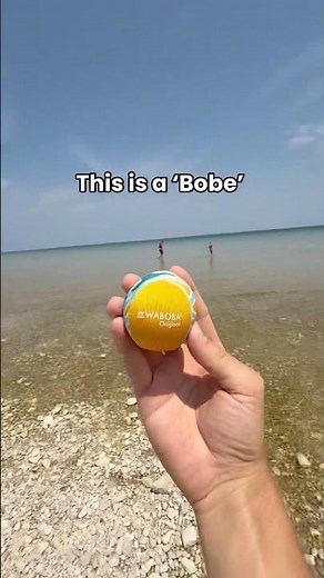 The ORIGINAL water skipping ball 🌊 #waboba #waterball #watertoys #summerfun #lakeday #playoutside