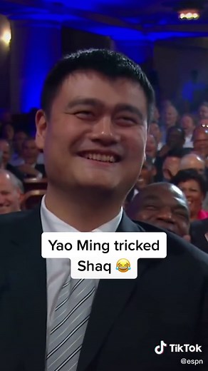 Never forget Shaq’s story about Yao Ming during his Hall of Fame induction speech 😂