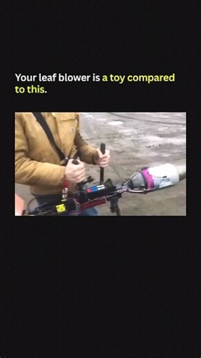 ranny on Instagram: "This is what happens when you strap a miniature jet engine to your chest and crank the throttle to the absolute maximum. . This video showcases a raw display of DIY engineering. The footage features James Hobson from Hacksmith Industries. He is testing a custom-built rig in a wet parking lot. The device is not a standard de-icer. It is a modified KingTech K-450G4 turbine engine. This engine is usually found in high-end remote control jets. You see him flip a switch on the co