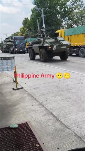 A Philippine Army convoy shows an armor platoon of three ASCOD 2 Sabrah light tanks being carried by low-bed semi trailers together with two GKN Simba 4x4 armored vehicles, an M939 5-ton truck, and Military Police vehicles. The armored assets are expected to participate in the ongoing Exercise BALIKATAN 40-2025 somewhere in Luzon. Let's talk about some details here. 1. In this example, one can see the difference between wheeled and tracked armored vehicles. Wheeled armored vehicles like the Simb