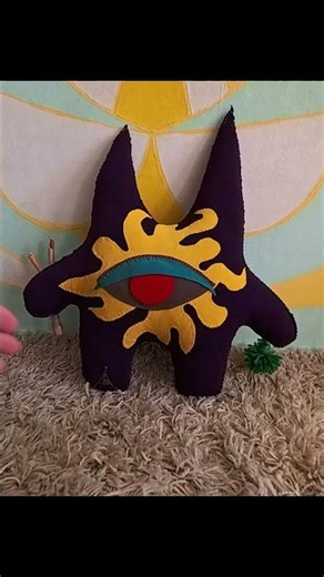 Meet my handmade alien doll! 👽✨ #HandmadeDoll, #AlienDoll, #DIYToy,