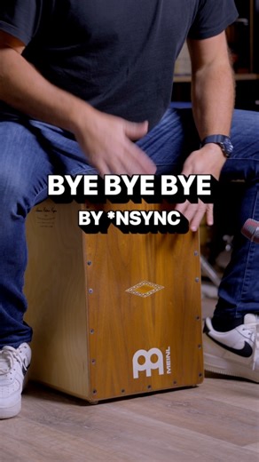 Quick cajon lesson using Bye Bye Bye by NSYNC 🥁✨ Groovy beat, big energy, and a lot of fun. Bye bye bye… excuses not to practice 😎 Free Lesson Notation in the Free Tools Area at cajonmaster.com #cajonpercussion #Percussion Meinl Percussion | CajonMaster.com
