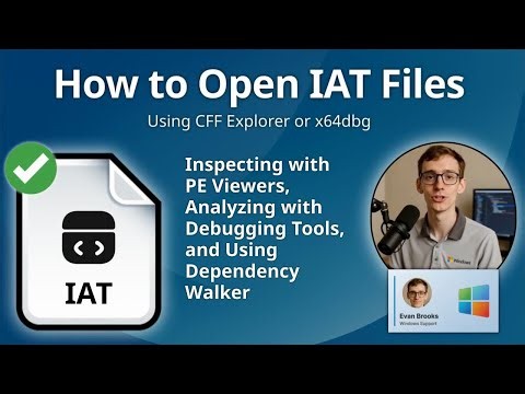 IAT Files: What Is a Windows Import Address Table File?