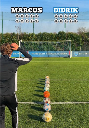 10 Ball Crossbar Challenge ⚽️ #football #footballchallenge | Football Challenge