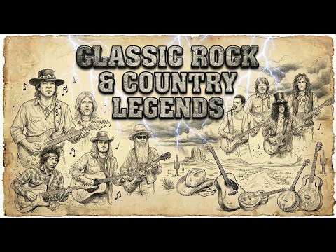 Top Classic Rock Songs 70s 80s 90s ⚡ Southern Rock & Country Collection Creedence,Eagles,mix10 style