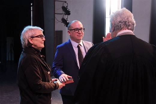 Joseph Ferris sworn in as Hudson mayor