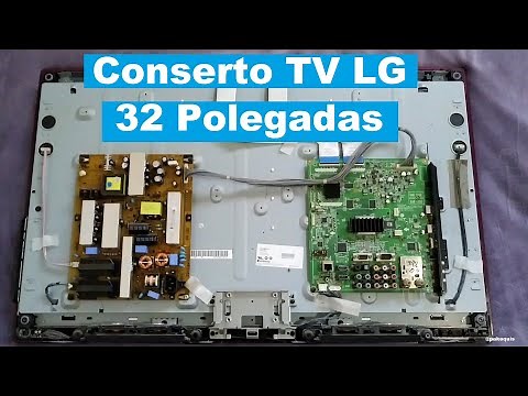 Conserto Smart TV LG 32 Polegadas - Não liga, LED Piscando Vermelho (32LD650)