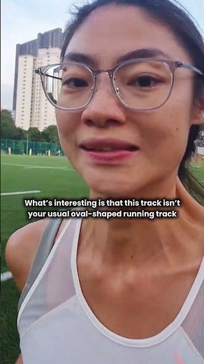 I thought I was coming to just another running track...until I saw this. 👀🏃‍♀️