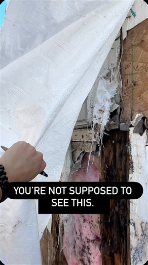 Misty on Instagram: "You don’t usually see this. Until you do. A faulty window install → trapped moisture → mold → major stucco failure. Not common. But very real. This is why install quality matters just as much as the window itself (You don’t think I was called out to address cause/effect of a cheap window, do you?—not in the slightest) Grateful we don’t play guessing games. #WindowsDoneRight #InstallMatters #HiddenDamage #health #stucco"