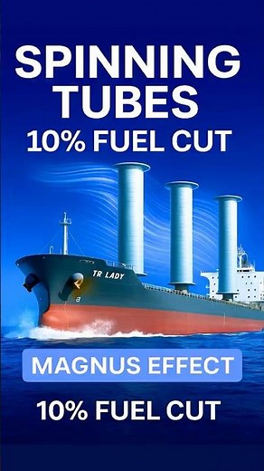 This Ship Saves $420,000/Year with 3 Giant Spinning Tubes!