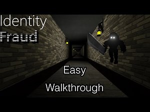 Identity Fraud Roblox | Easy Walkthrough | Ending + All mazes