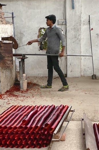 Spectacular Glass Bangle Making Process in Factory - P4
