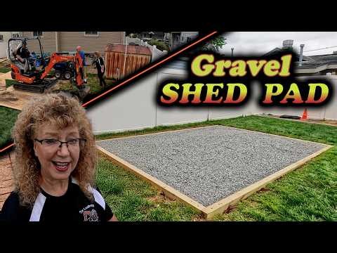 How We Built a Gravel Shed Pad Without Destroying the Lawn | Old Bridge, NJ