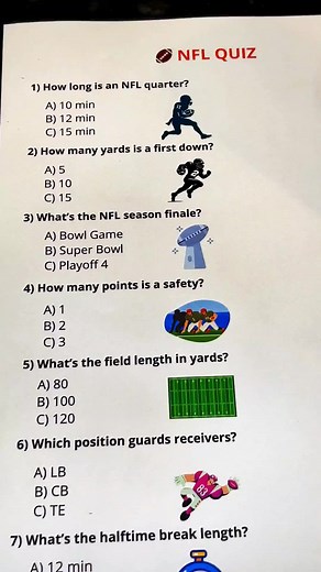 Test Your NFL Knowledge with This Fun Quiz