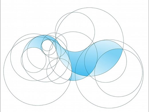 渐变色鲸鱼创意logo设计