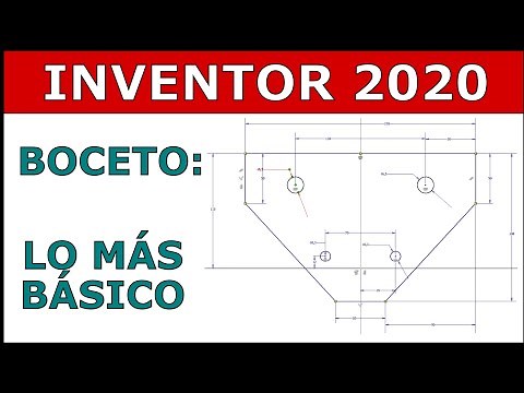 Tutorial de Inventor 2020 | Boceto | Lo más básico: líneas, circunferencias y algunas restricciones