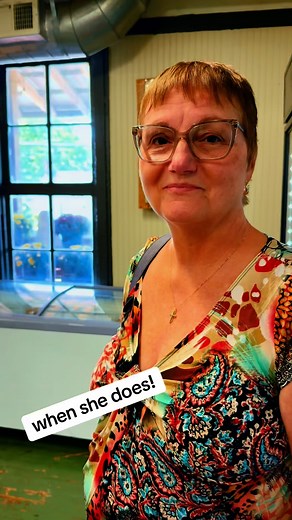 she loves the store! | Amish Country Market At The Feed Mill