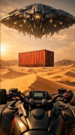 Container Dropped by Aliens😱😱#container #aliens #bmw