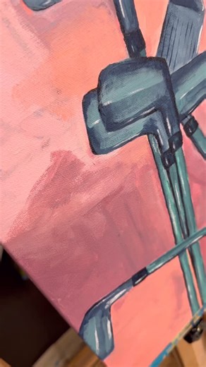 5 comments | Here’s a first look at something new. I used golf clubs to make the lines and shapes you see here—so it’s golf, but not the way you usually see it. I like that moment when a painting shifts from “what is this?” to “oh, I get it… or maybe I don’t.” What do you see in it? #golfart #abstractart #artreveal #contemporarypainting #artistsoninstagram #newartwork #modernart #golfcourseart #artprocess #artcollector | Don Johnson | Facebook