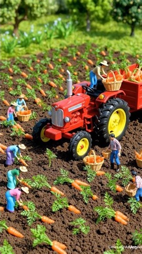 Miniature Farm Life: Planting to Market | Tiny Toy Farming Stop-Motion #mini farming #shorts