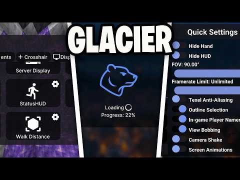 BEST Client For Minecraft Bedrock 26.13! (Glacier Client V5)