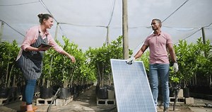 Discussing Solar Panel Installation Two Diverse Stock Footage Video (100% Royalty-free) 3808241665 | Shutterstock