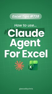 16K views · 70 reactions | 99% of Excel users don’t know how to automate THIS! 勞  Comment “Claude” to try Claude on the Max Plan. In this tutorial, you’ll learn how to clean and analyze data in Excel using the new Claude Excel Agent! #ClaudePartner | Excelbychris | Facebook