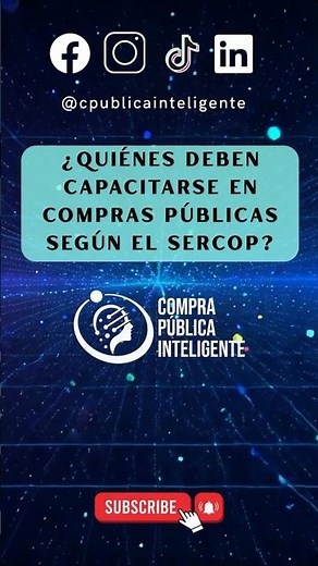 ¿Quiénes deben capacitarse en compras públicas según el SERCOP?