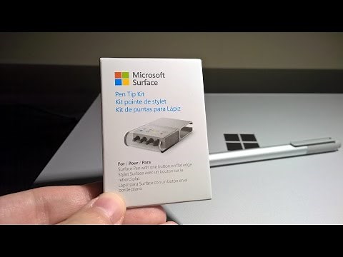 Surface Pen Tip Kit unboxing