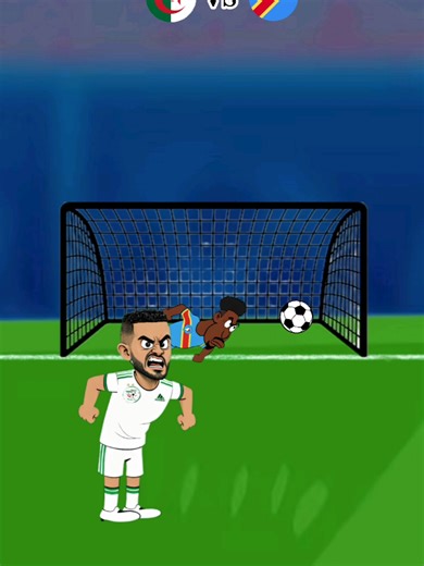 Algeria's First Goal Against Congo in AFCON