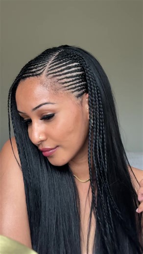 Braid with me!🩷 I’ve been meaning to try this look for so long! #fulanibraids #braidwithme #tylabraids