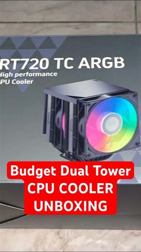 CPS PcCooler RT720 TC Dual Tower CPU Cooler Unboxing & Testing 5800x