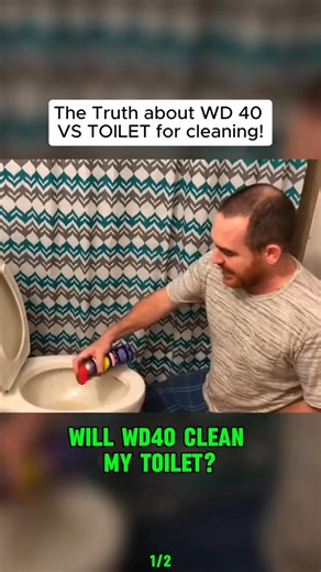 The Truth about WD 40 VS TOILET for cleaning! Will WD40 clean my toilet ? WD 40 series #1 #toilet #bakingsoda #cleaning #LifeHack #CleaningTips | Winnie Jeanne | Facebook