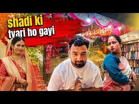 Nanad ki shadi ki tyari aisi chal rahi h 😀 || priya jeet vlogs #couplevlogs