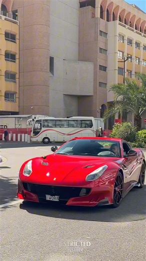 Red Ferrari F12 TDF