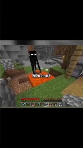 MINECRAFT BUT ENDERMANS ARE ACTUALLY INTELLIGENT 💀 #minecraft #shorts