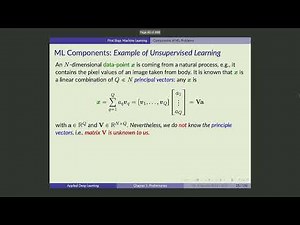 UofT DL Course - Lecture 4: Unsupervised vs Supervised