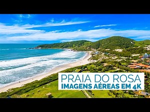 Praia do Rosa em Santa Catarina - Imagens Aéreas em 4k - Novembro/2022