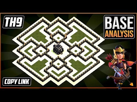 ULTIMATE BEAST TH9 HYBRID/TROPHY Base 2022!! | Town Hall 9 (TH9) Hybrid Base Design - Clash of Clans