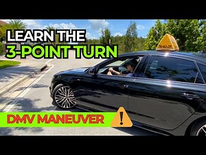 Master the 3 Point Turn (DMV Test Trick)
