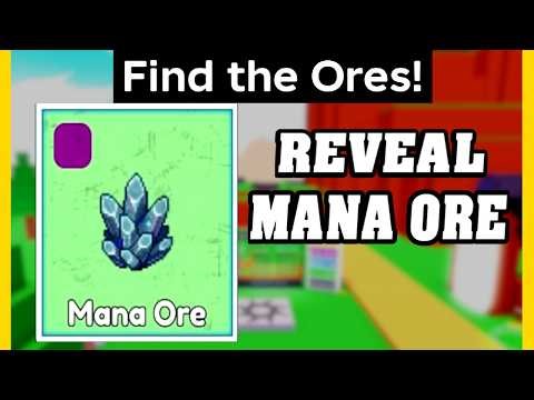 Reveal MANA ORE BADGED in Find The Ores Walkthrough ⭐ -Roblox-